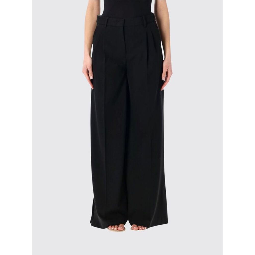 The Garment Women High-Waisted Wide-Leg Viscose Blend Trousers The Garment